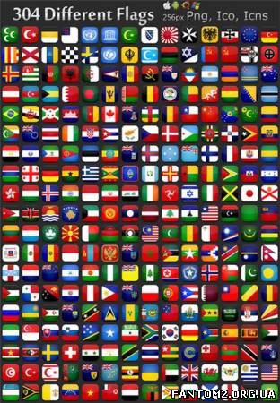 V7 Flags иконки флогов стран и организаций