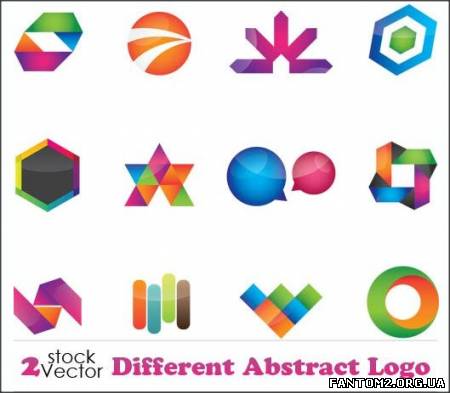 Зображення, постер Vectors - Different Abstract Logo
