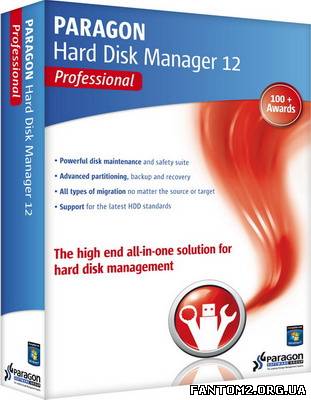 Зображення, постер Paragon Hard Disk Manager 12 Professional 10.1.19.16240 скач