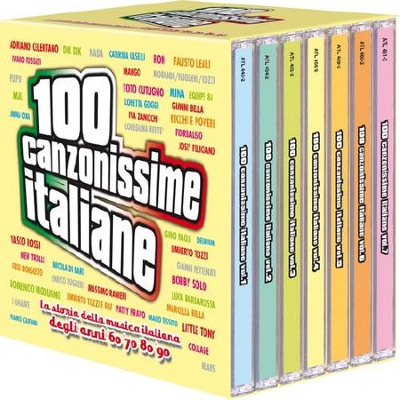 Зображення, постер 100 Canzonissime Italiane BoxSet 7CD (2015)