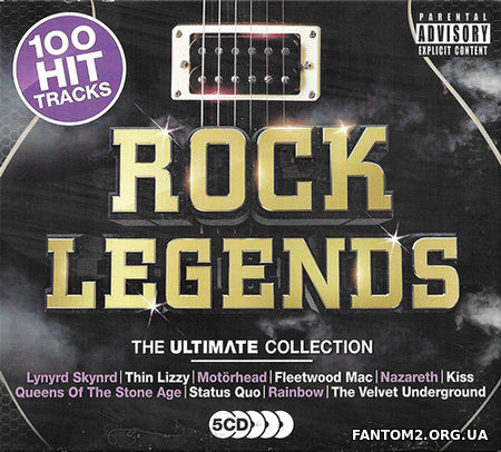 Rock Legends. 5CD. The Ultimate Collection 2018 (2
